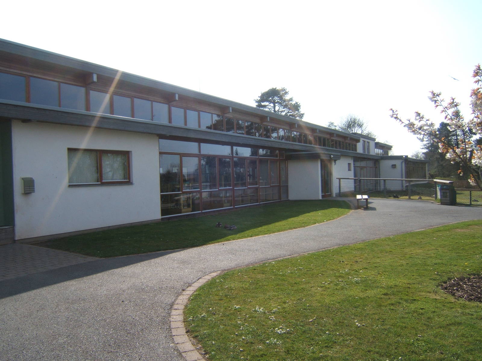View of main building