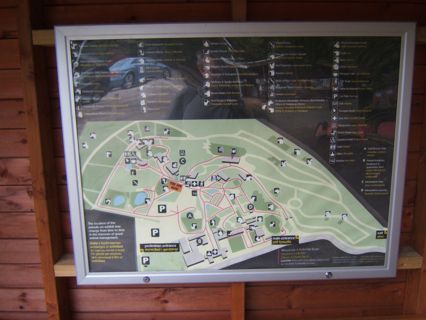 View of map