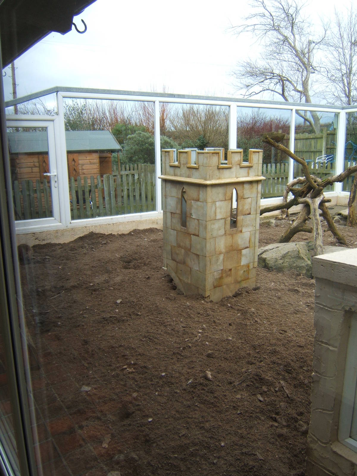 View of Meerkat enclosure