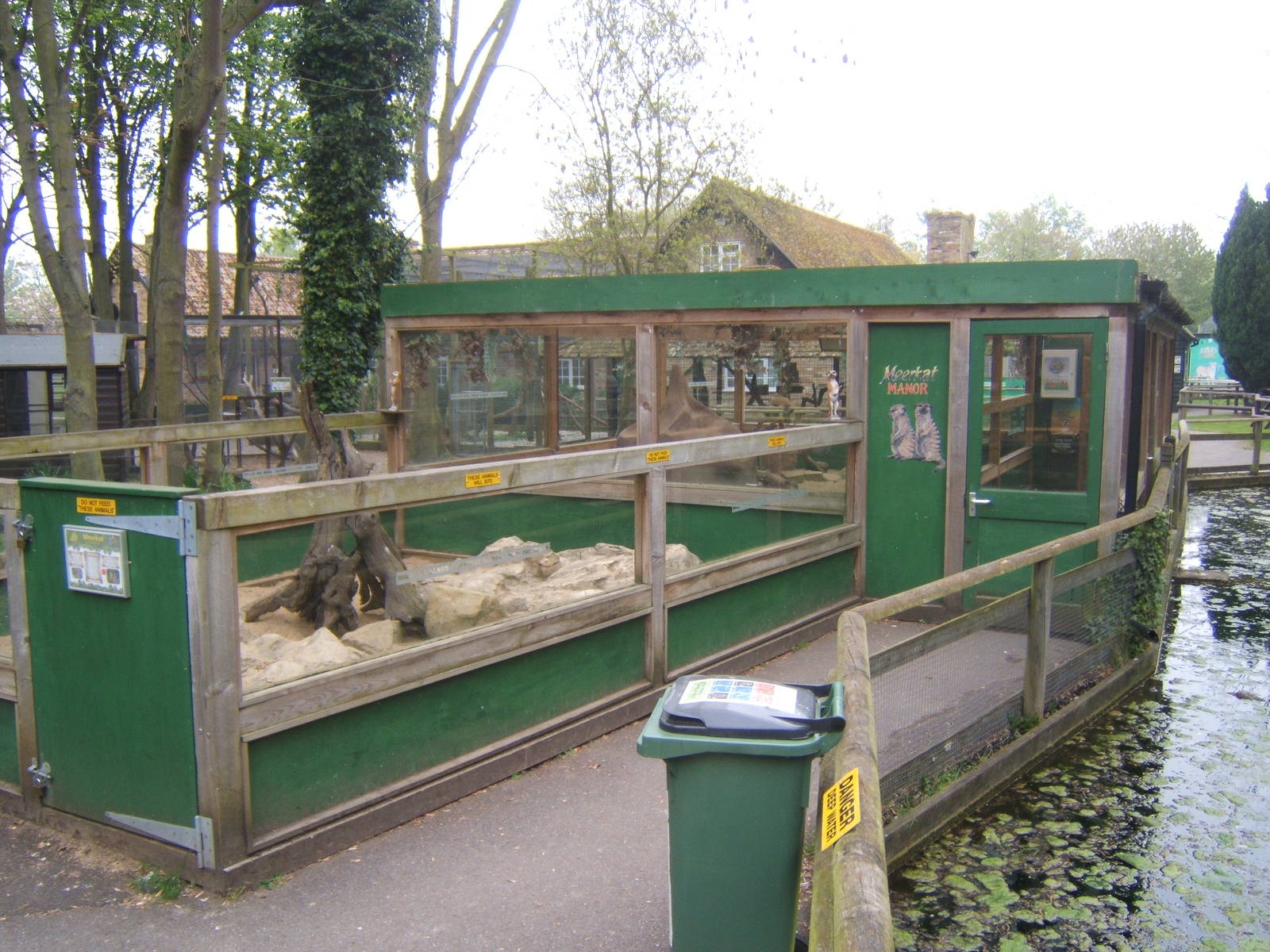 View of Meerkat house and enclosure
