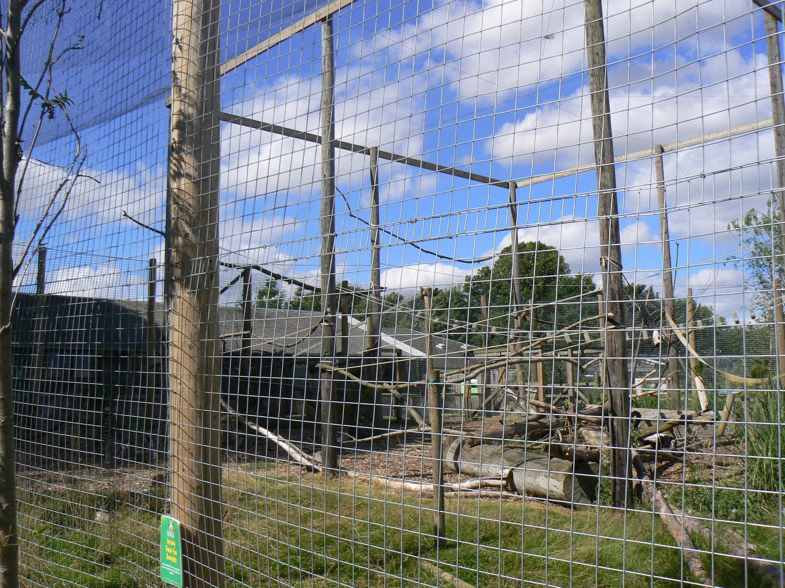 View of Most of the Lemur and Waterfowl Enclosure - 6 August 2016, Kirkley