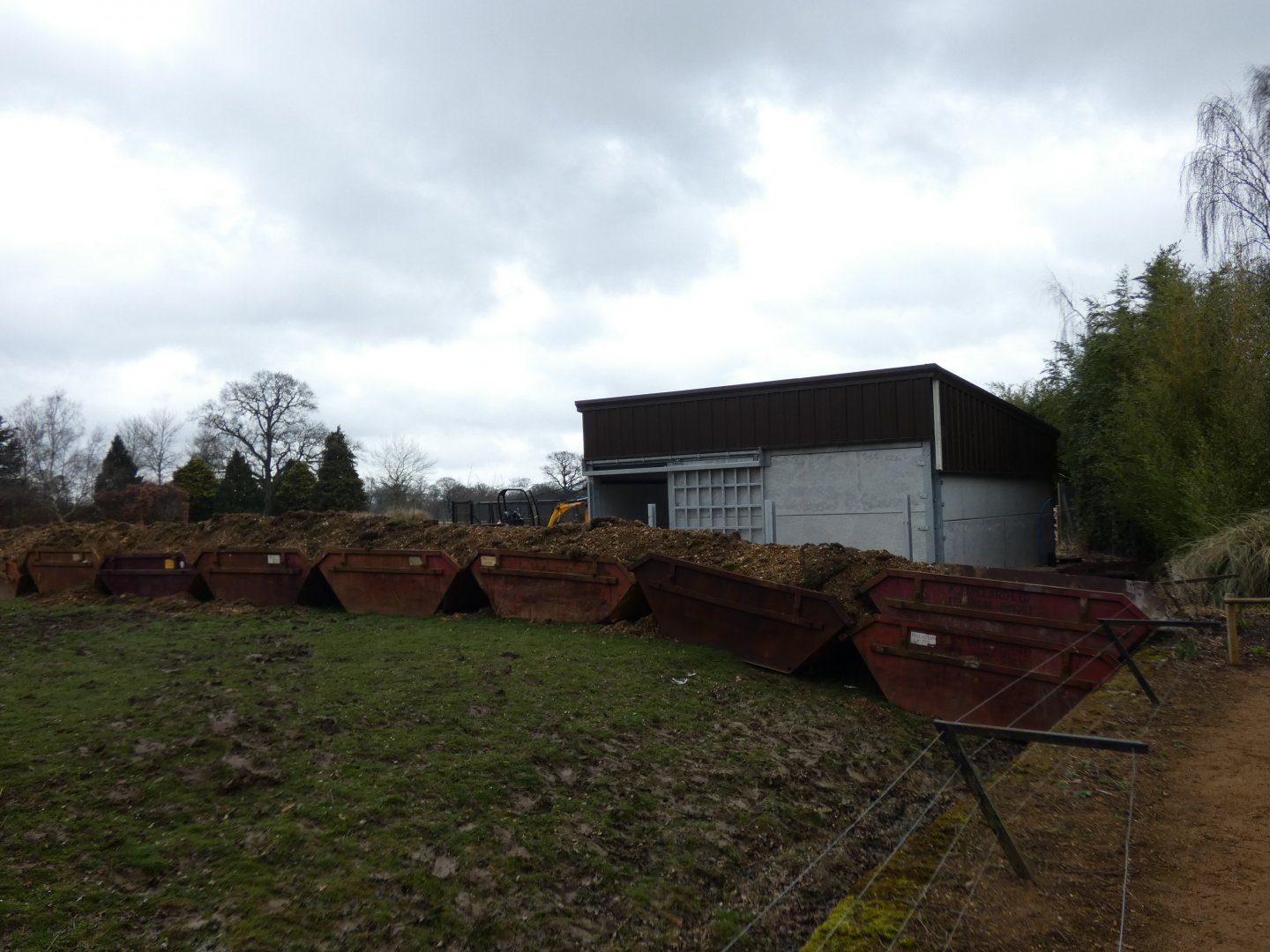 View of new additional White Rhino house