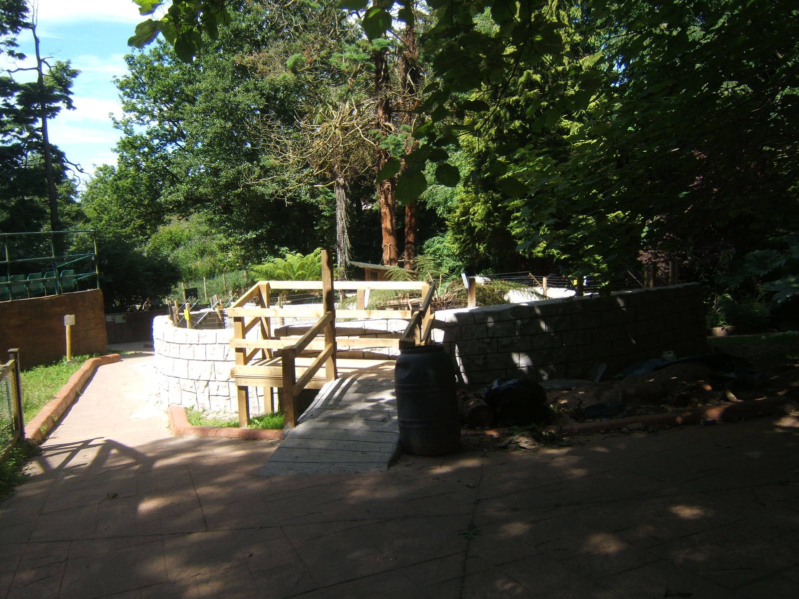 View of new Coati enclosure