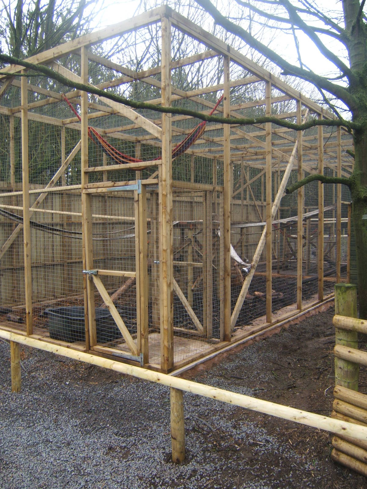 View of new Coati exhibit