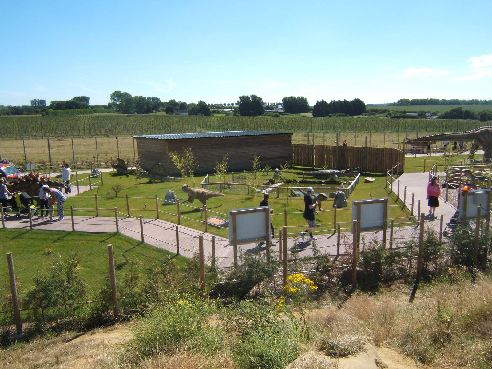 View of new Dinosaur exhibit