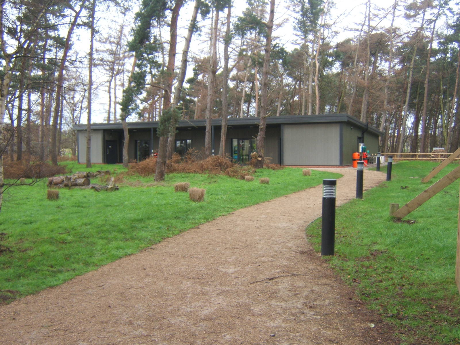 View of new Education building