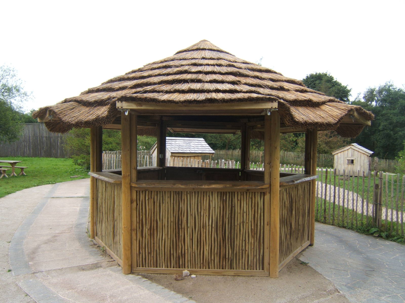 View of new food kiosk