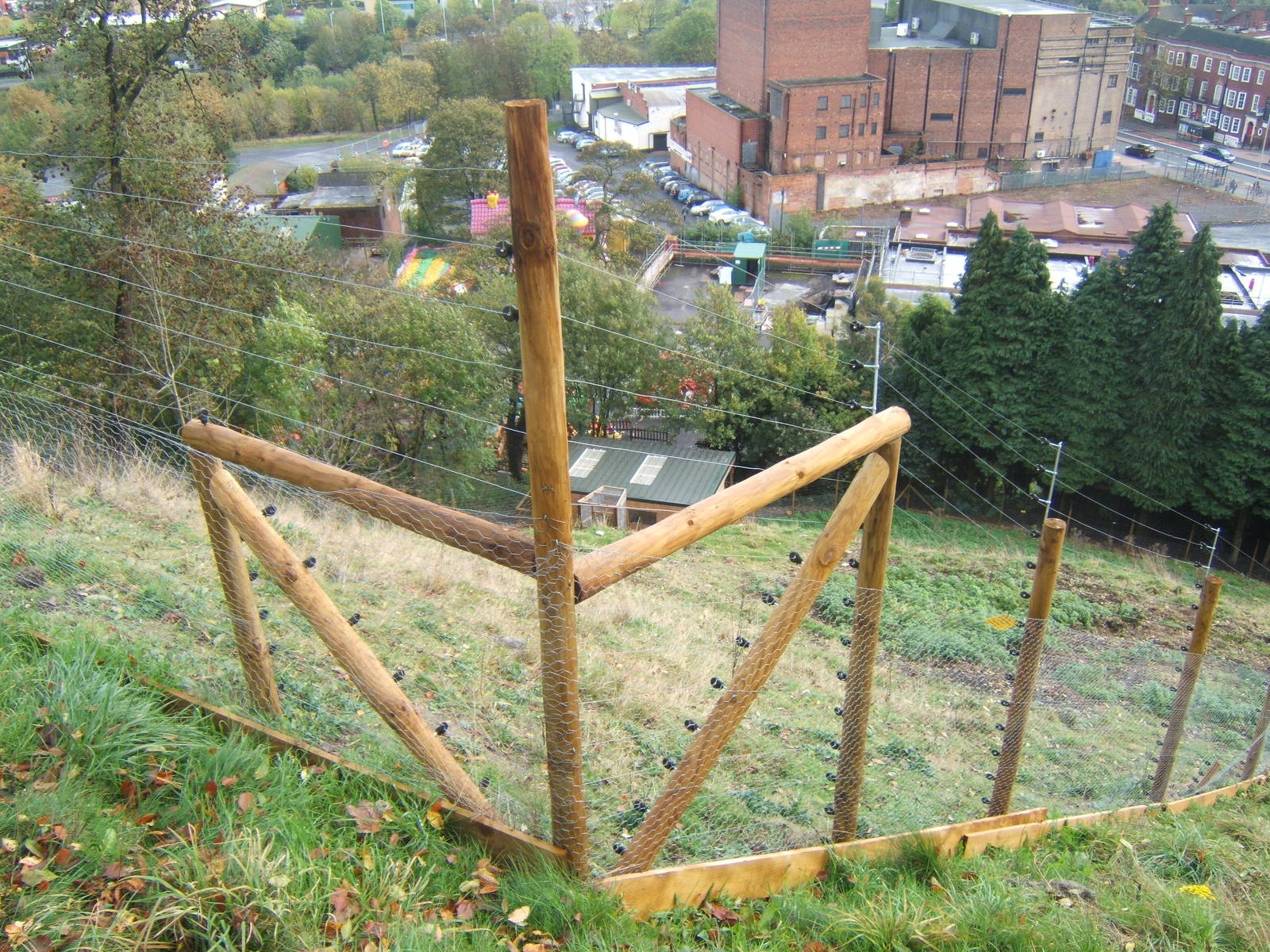 View of new Gelada enclosure