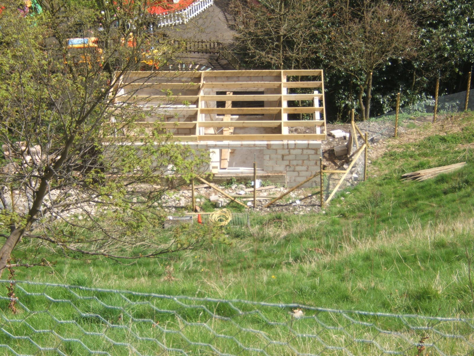 View of new Gelada House under construction