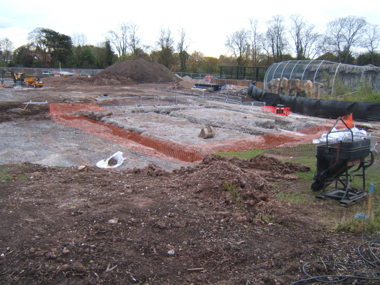 View of new Malayan Tapir House