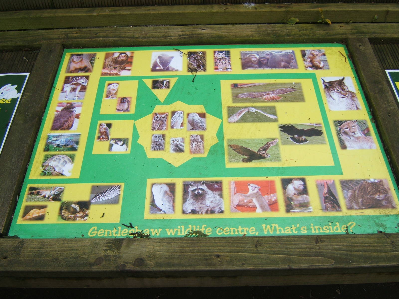 View of new map outside the entrance