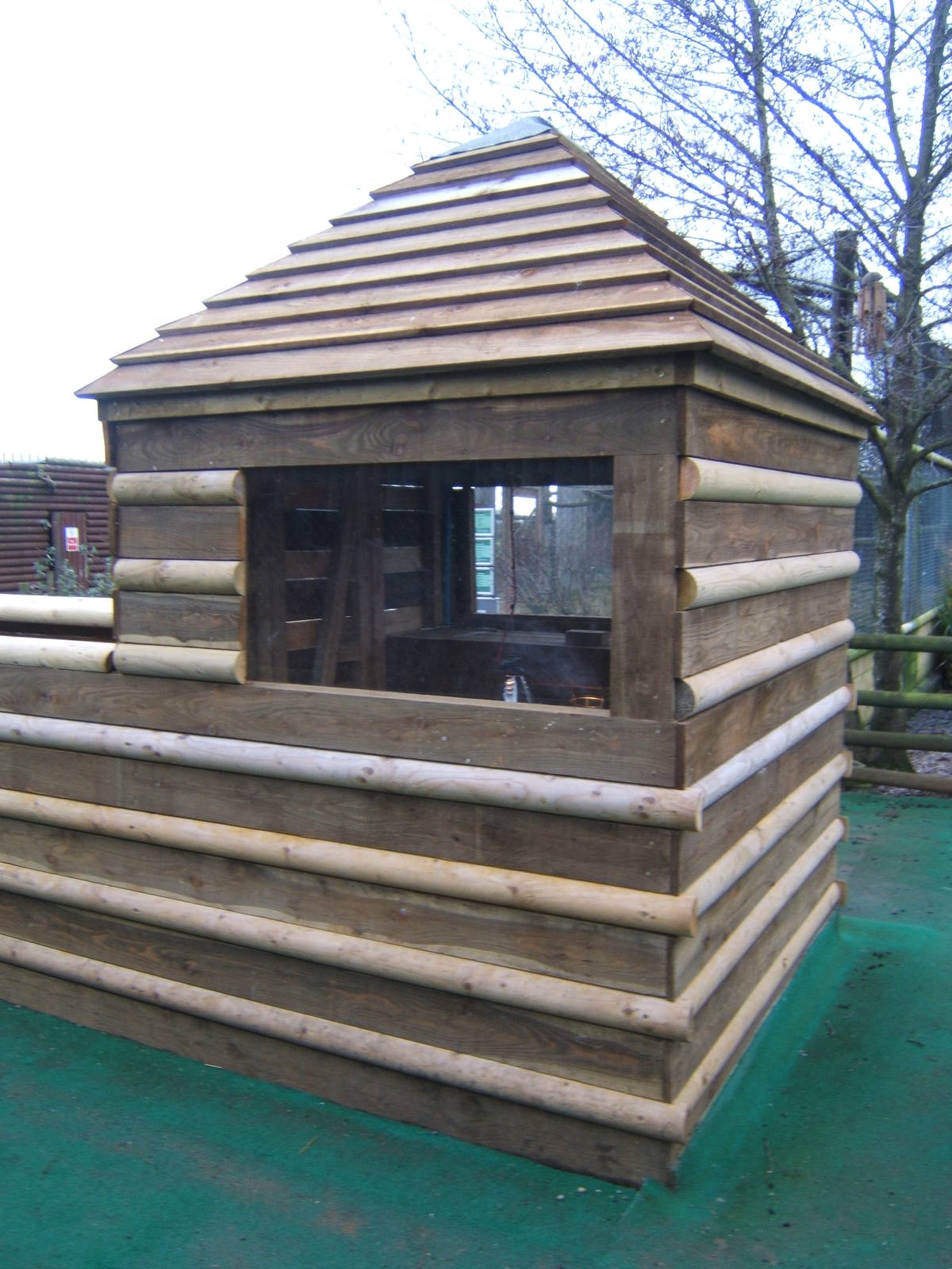 View of new Meerkat enclosure