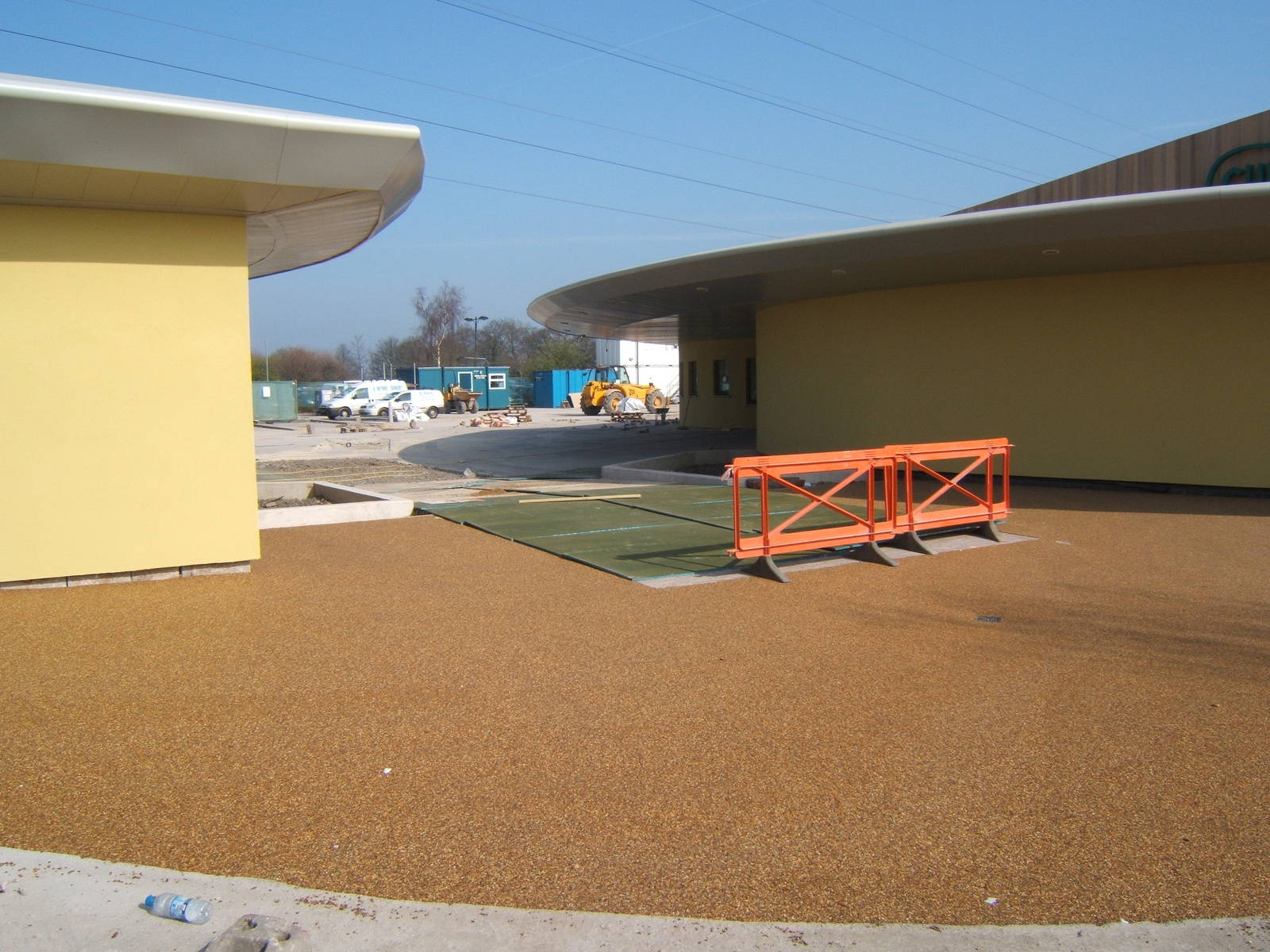 View of new pay kiosks