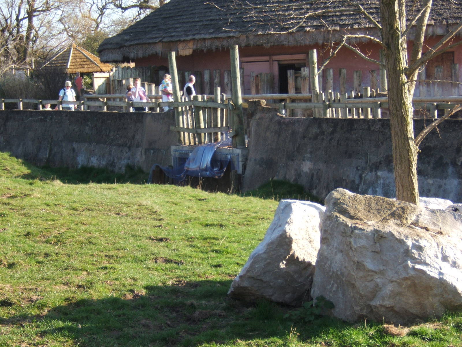 View of new Plastic flaps on the Rhino under pass