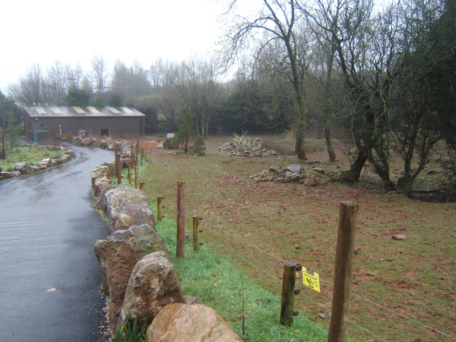 View of new Pygmy Hippo enclosure