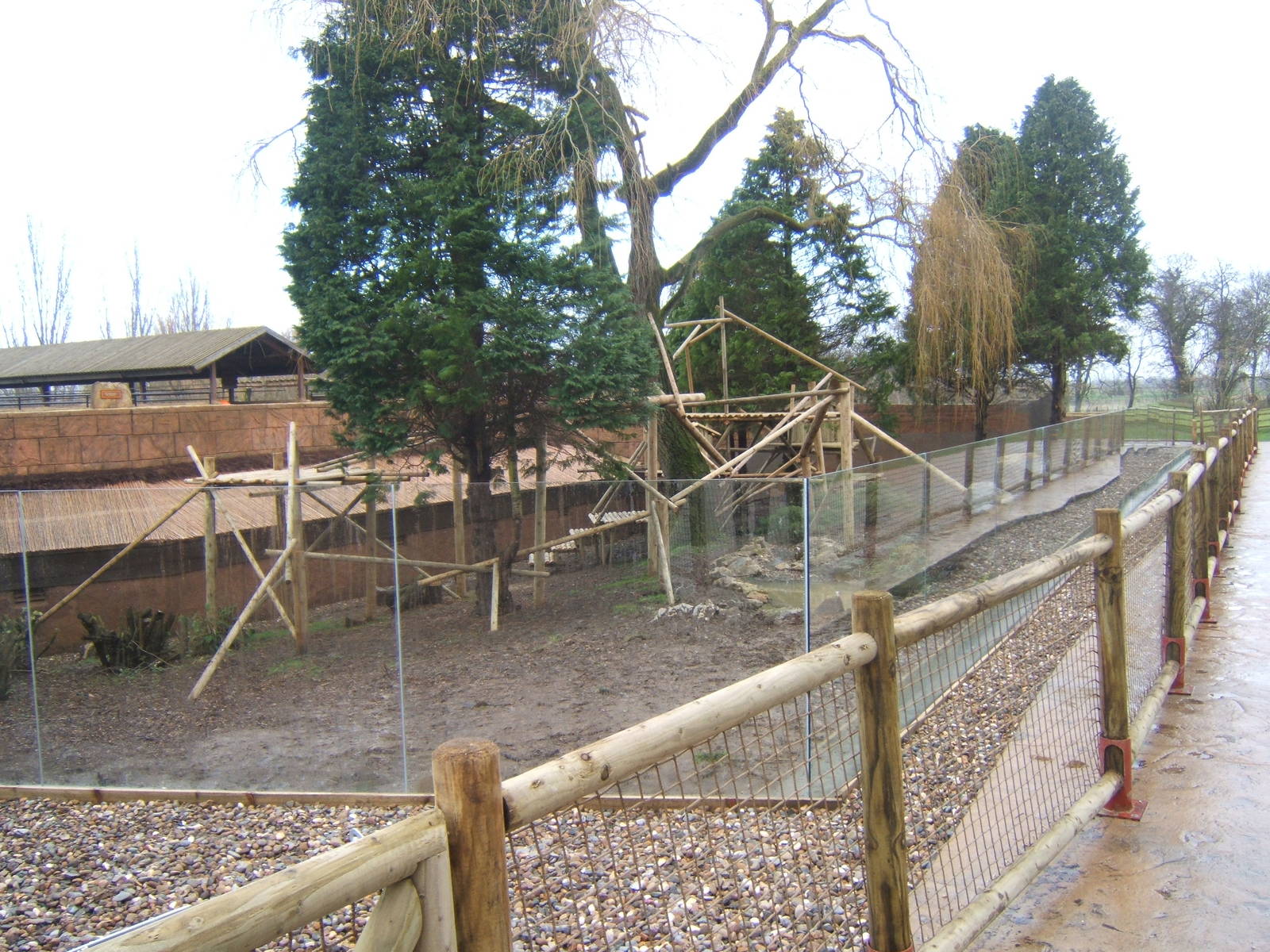 View of new Red Panda exhibit