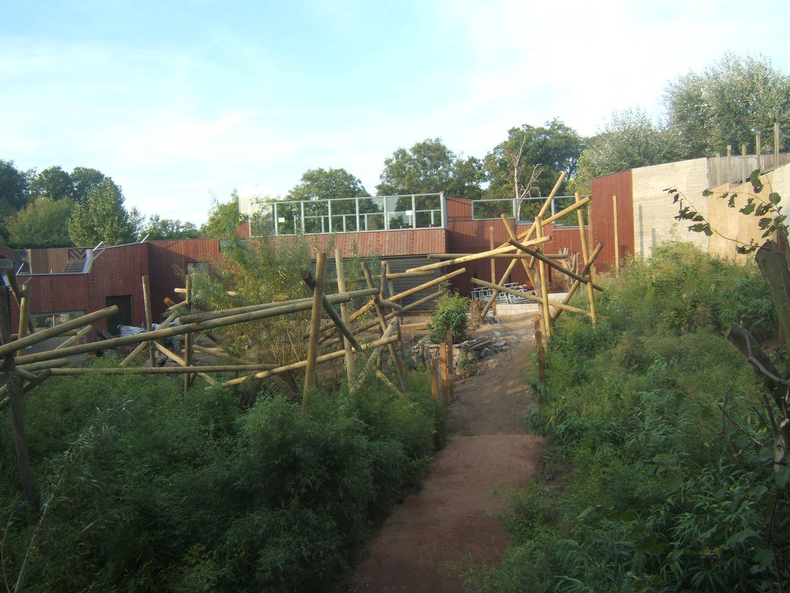 View of old White Tiger enclosure