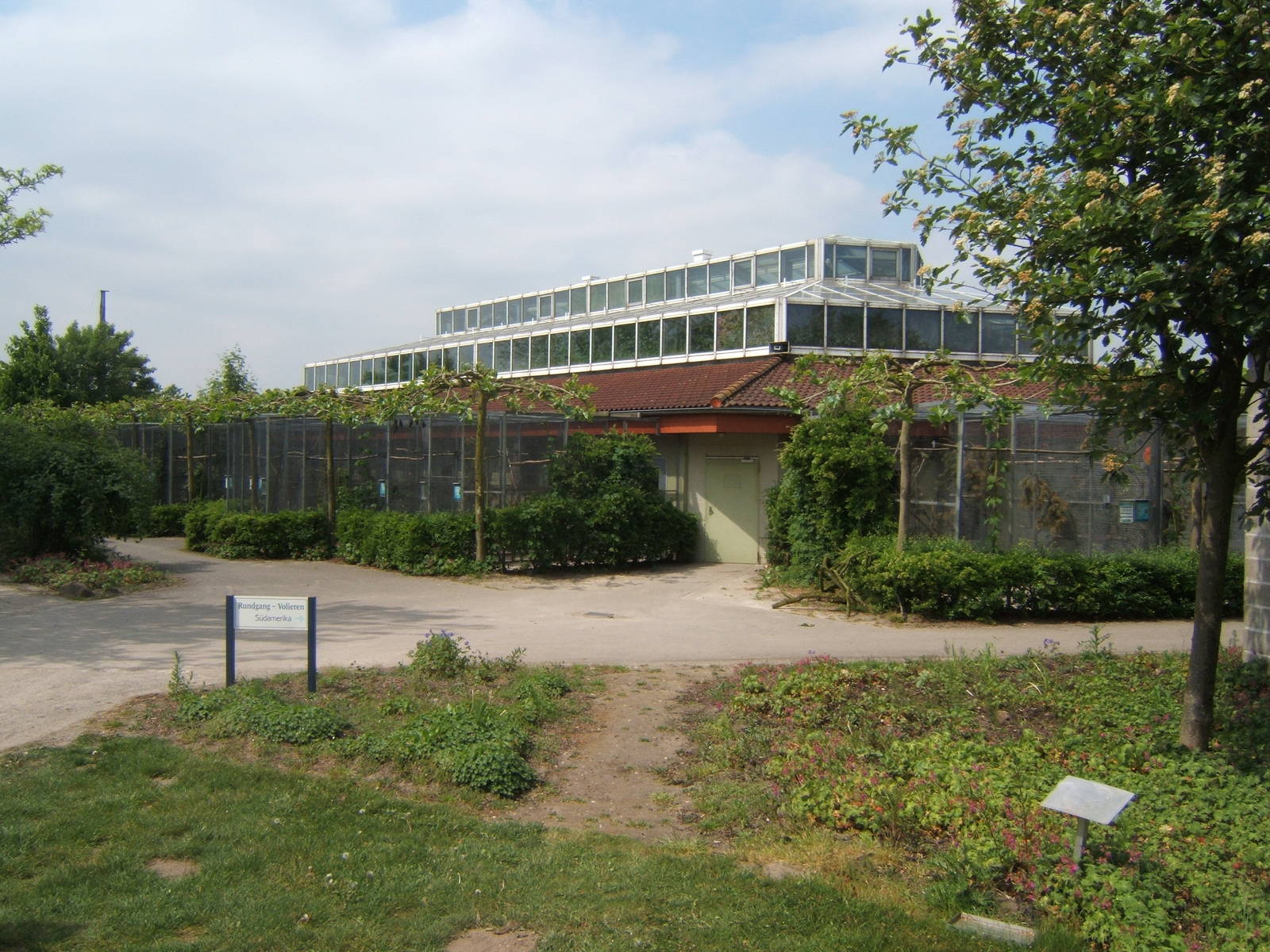 View of one of the Bird Houses