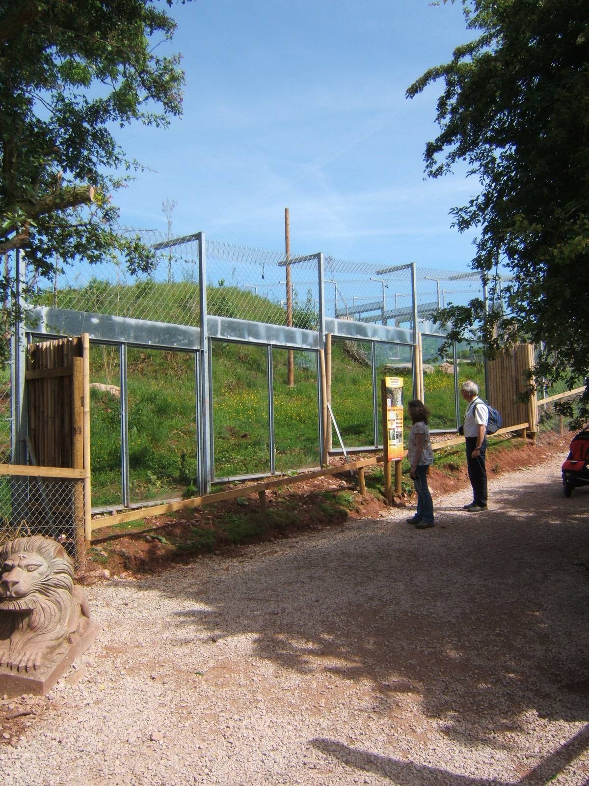 View of one of the new Carnivore enclosures