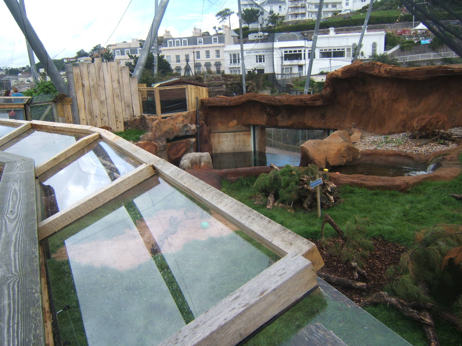 View of Otter enclosure