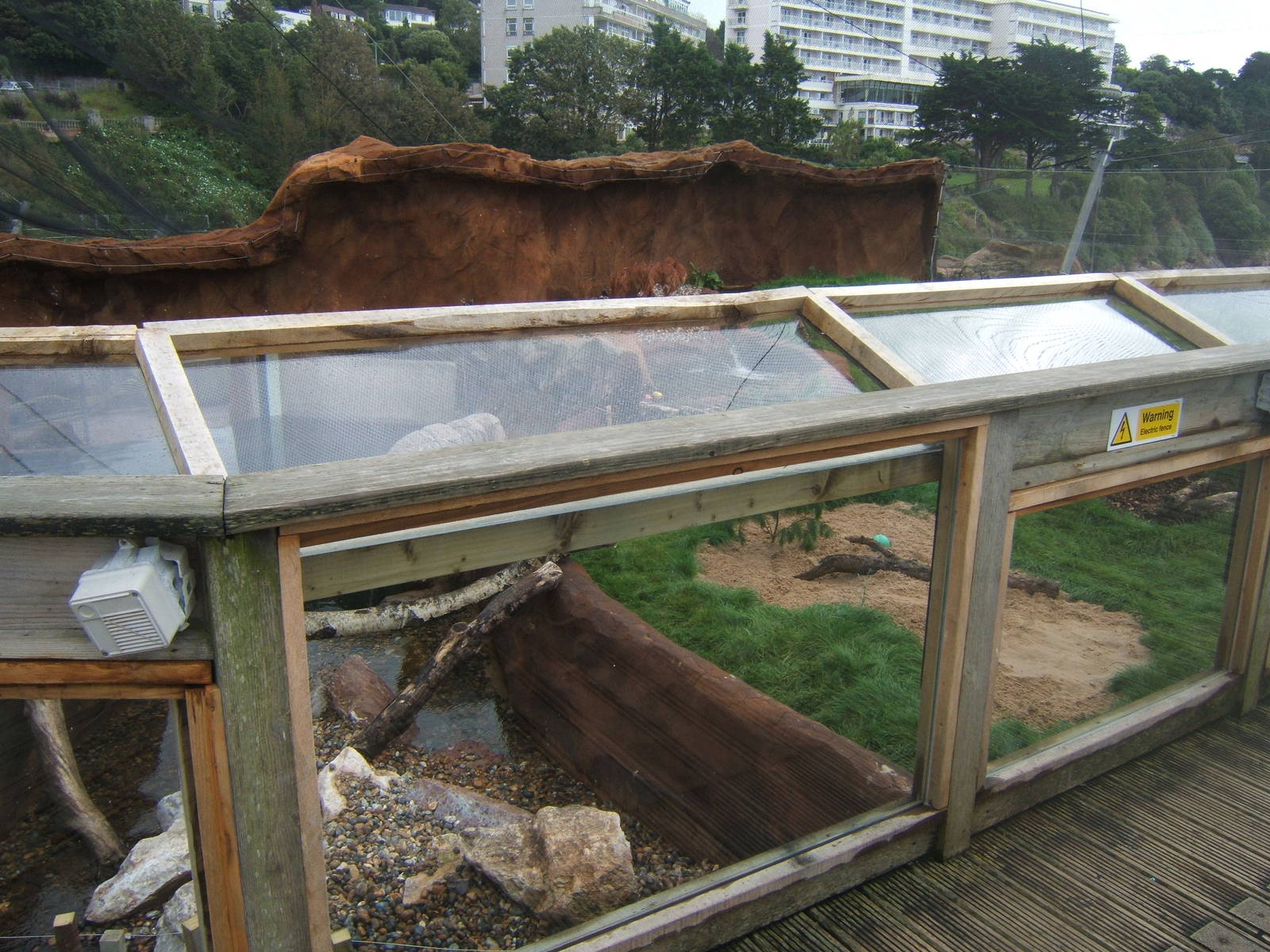 View of Otter enclosure