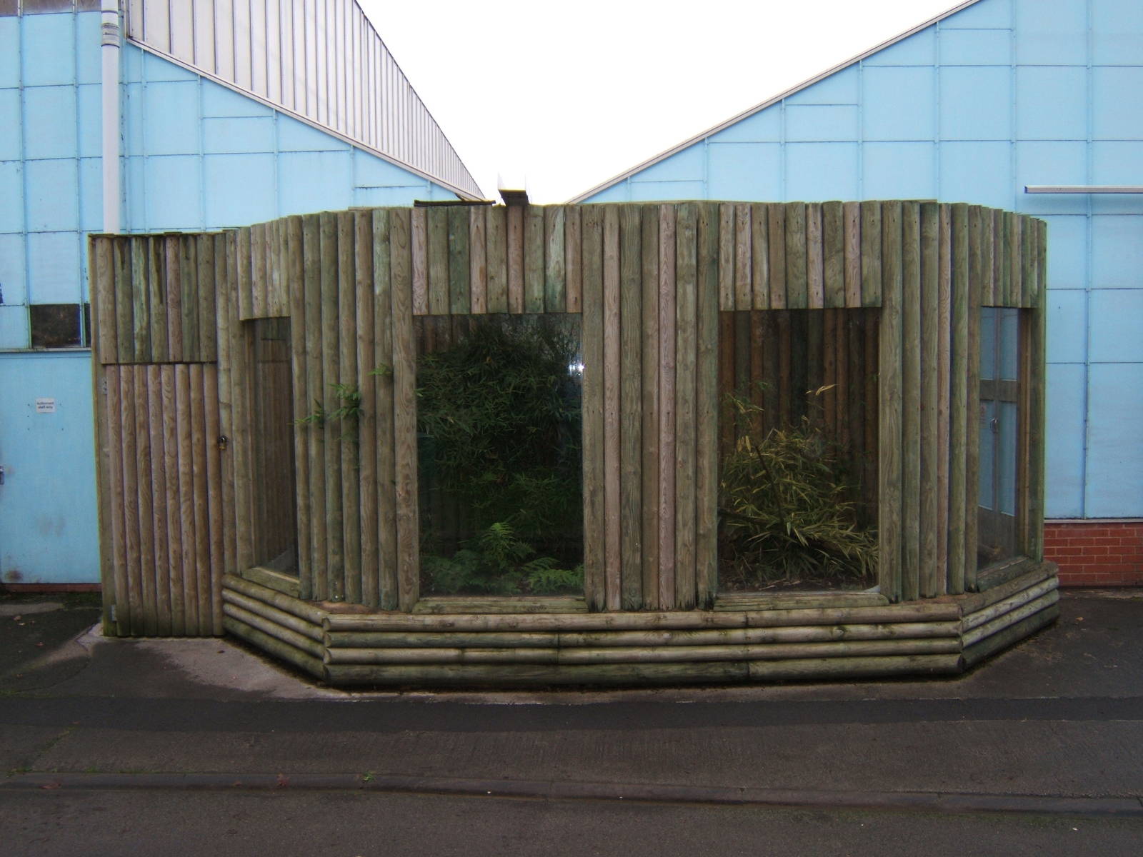 View of outdoor Toucan Aviary