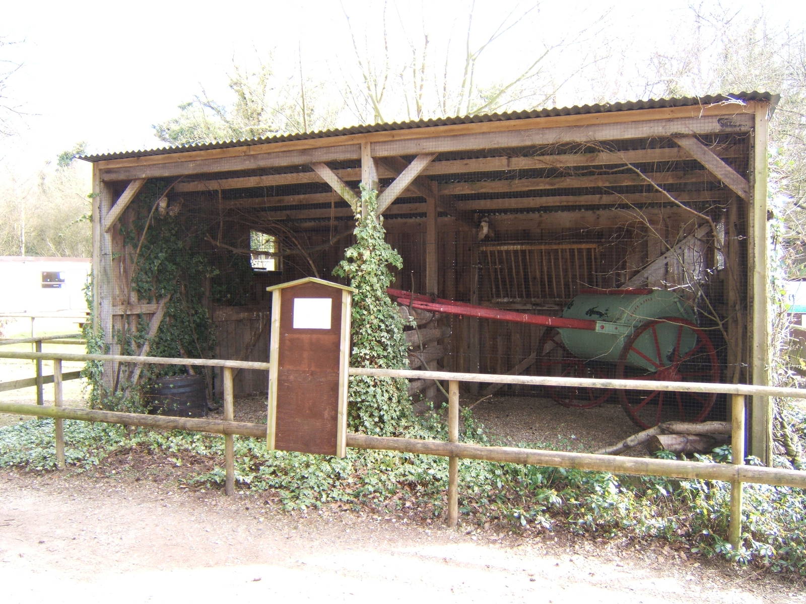 View of Owl aviary