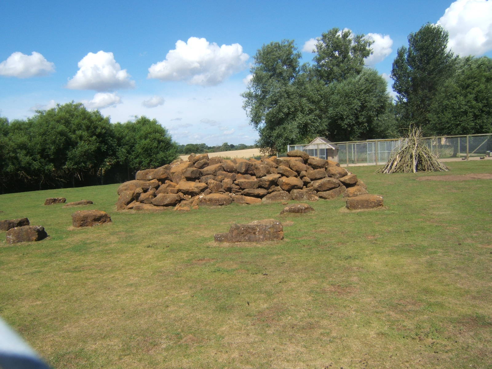 View of part of the Barbary Sheep enclosure