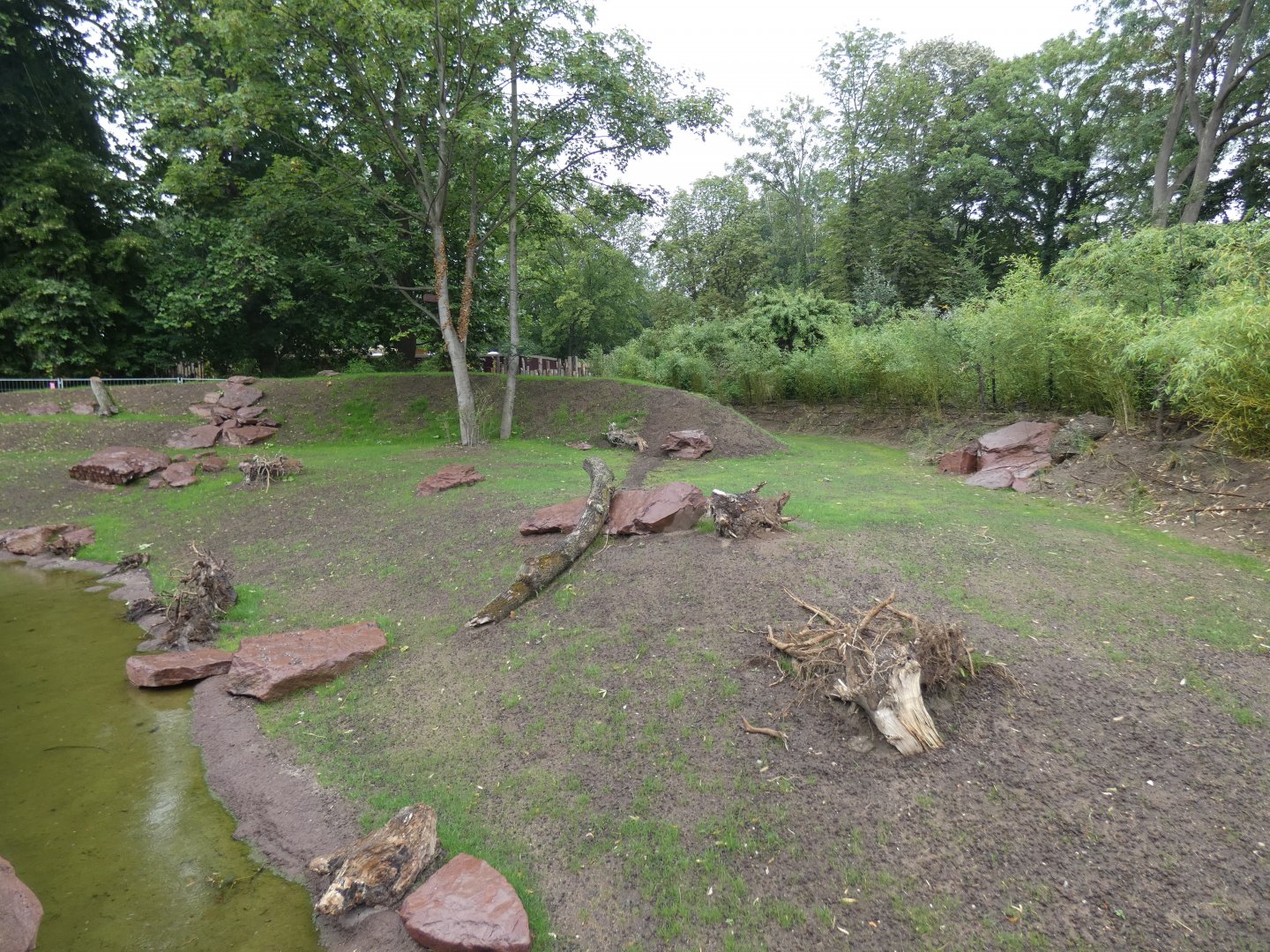 View of Patagonian area in new South America exhibit
