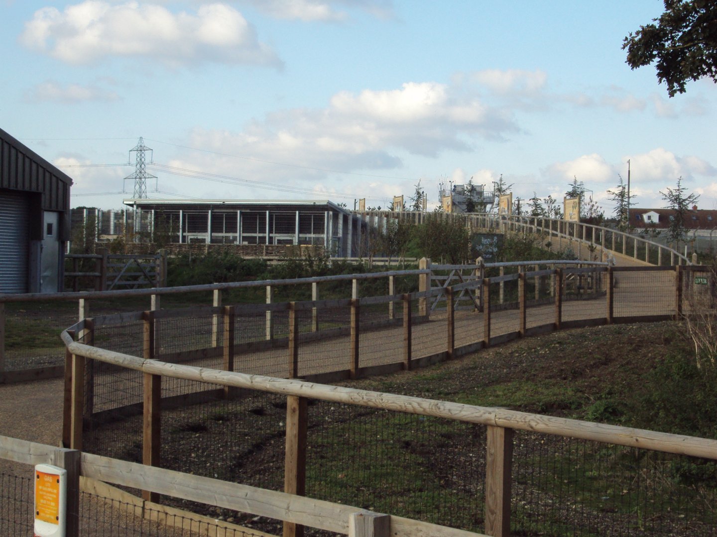 View of path to rescue Brown Bears now Polar Bears 30/10/2019