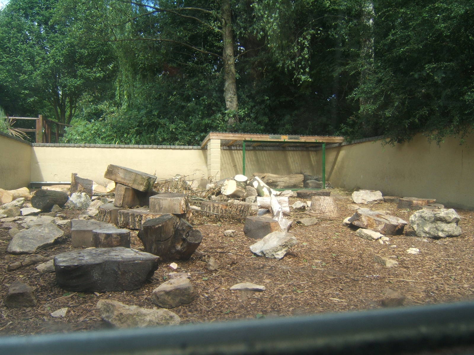 View of Porcupine enclosure