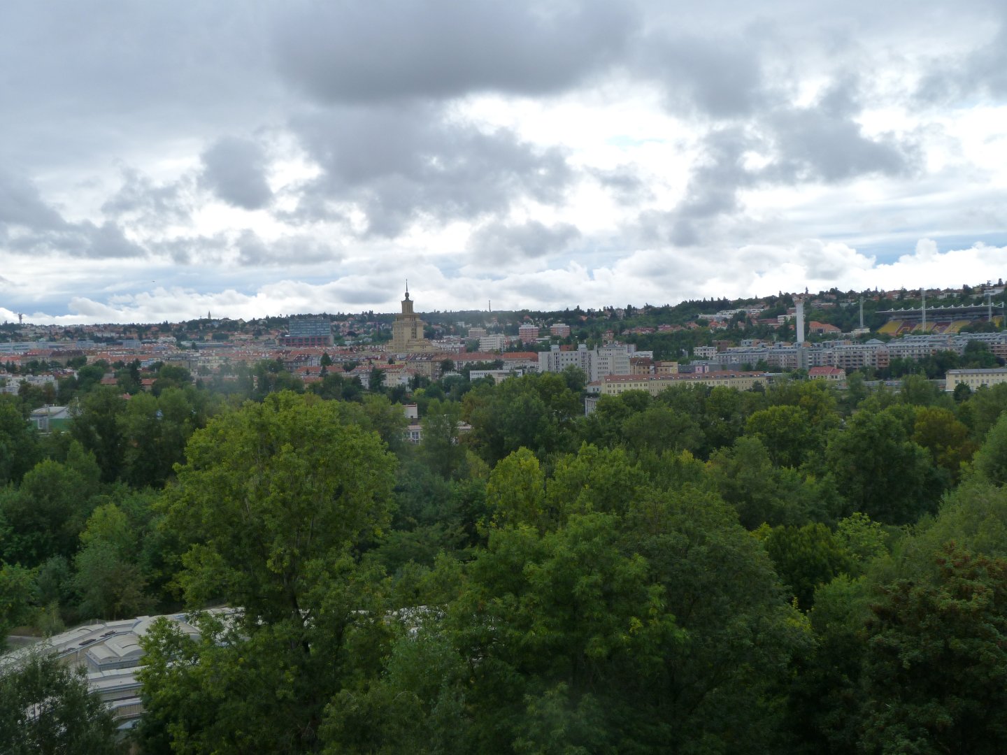 View of Praha from the Zakázanka path -Zoo Praha (2025)