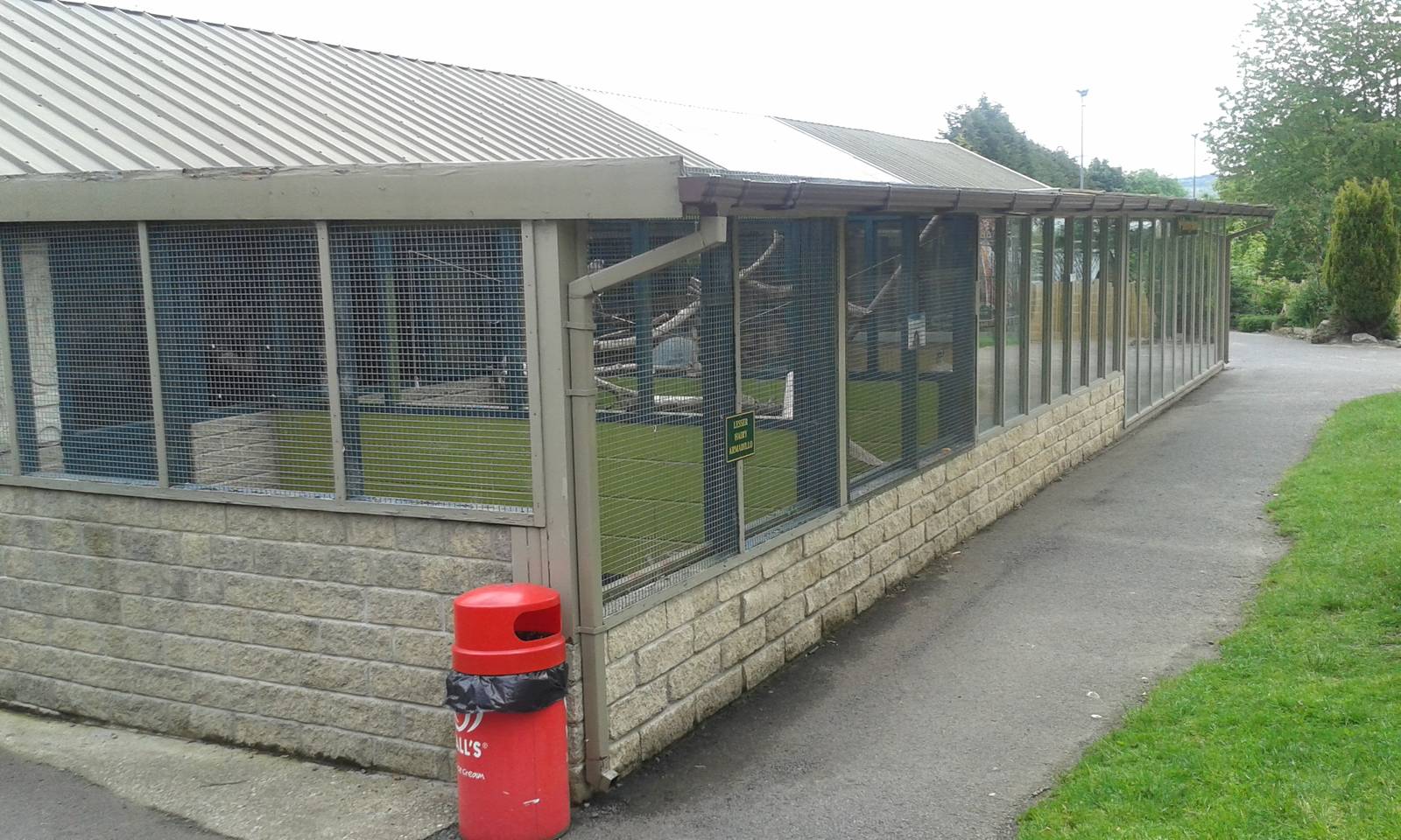 View of Primate/Aquatic and Domestic Animal House