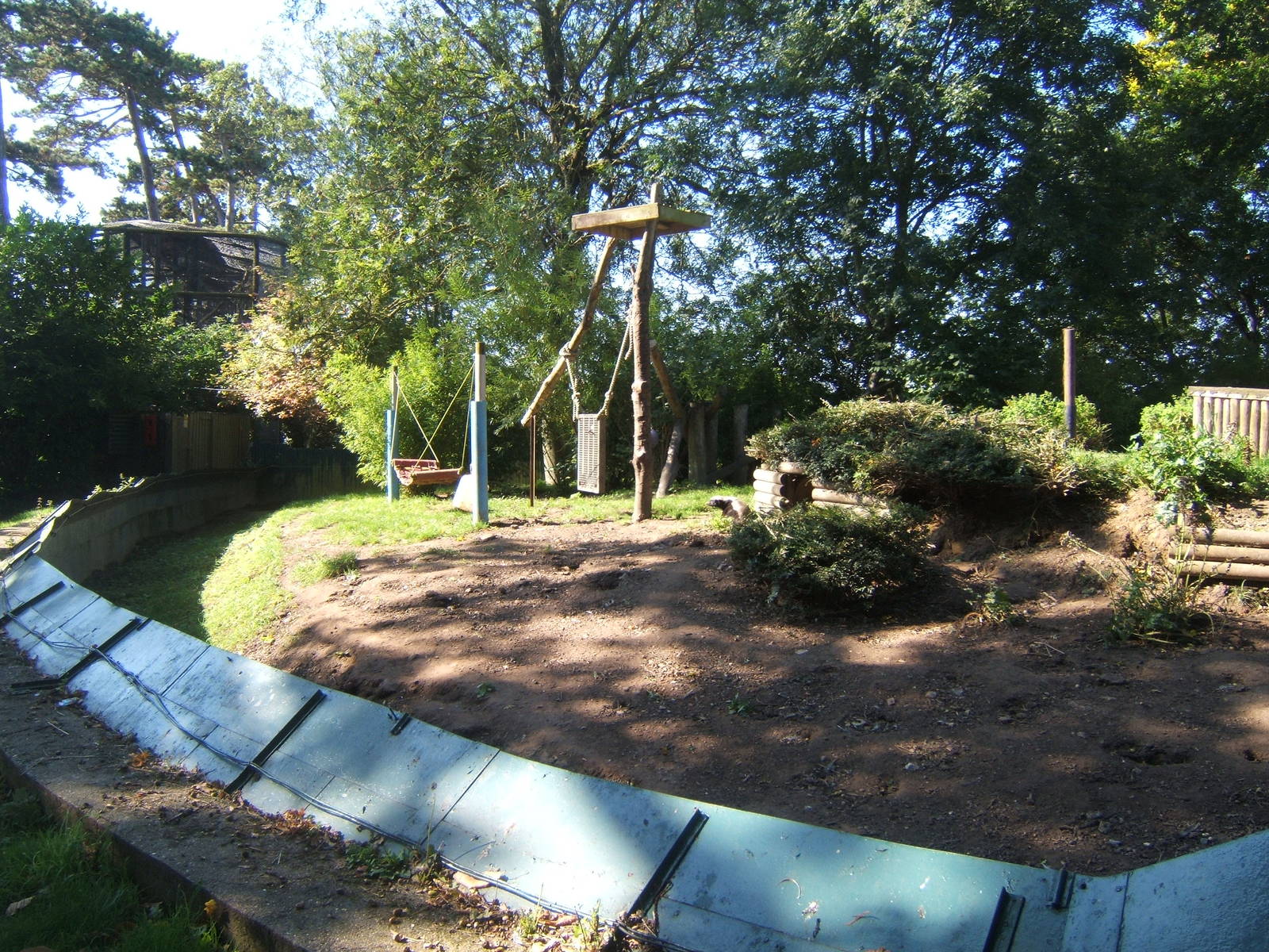 View of Ratel enclosure