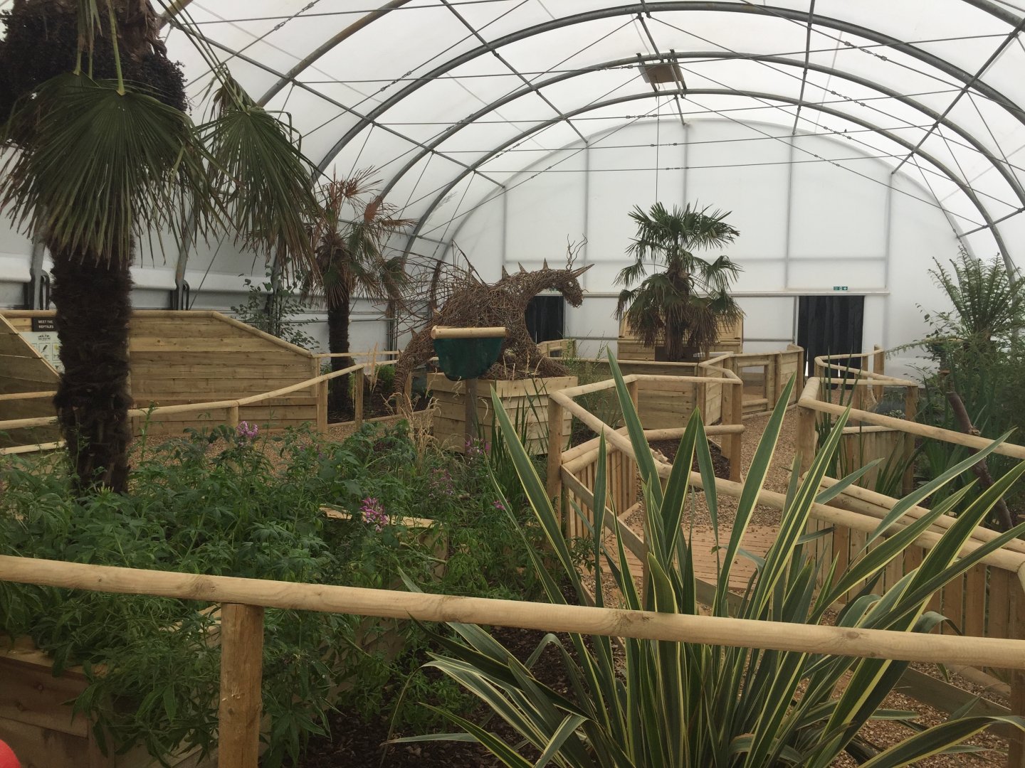 View of reptile house