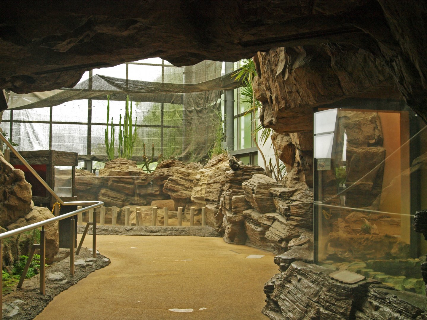 View of reptile house