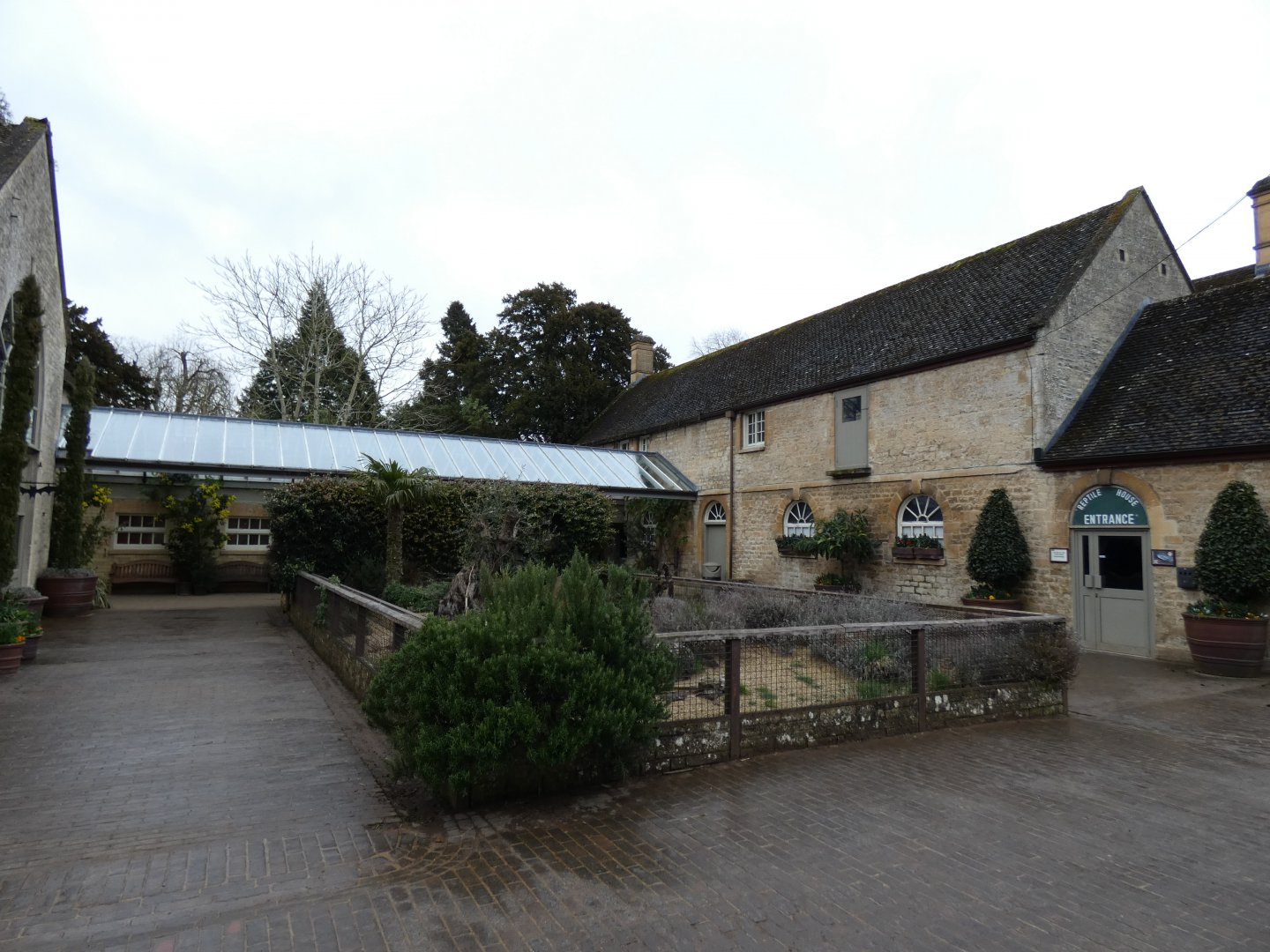 View of Reptile, Siamang and Fruit Bat houses