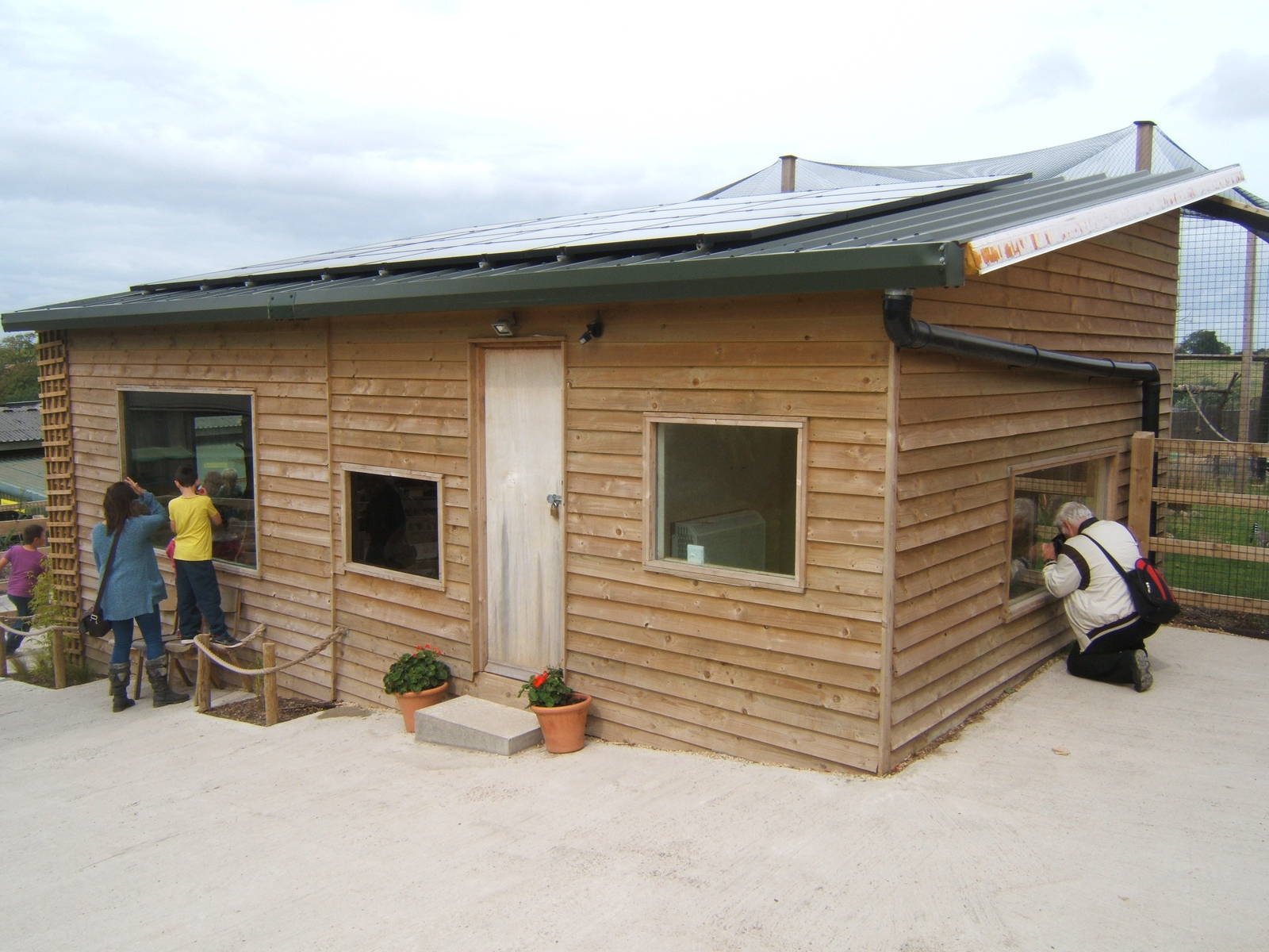 View of Ring-tailed Lemur and Leopard Tortoise House