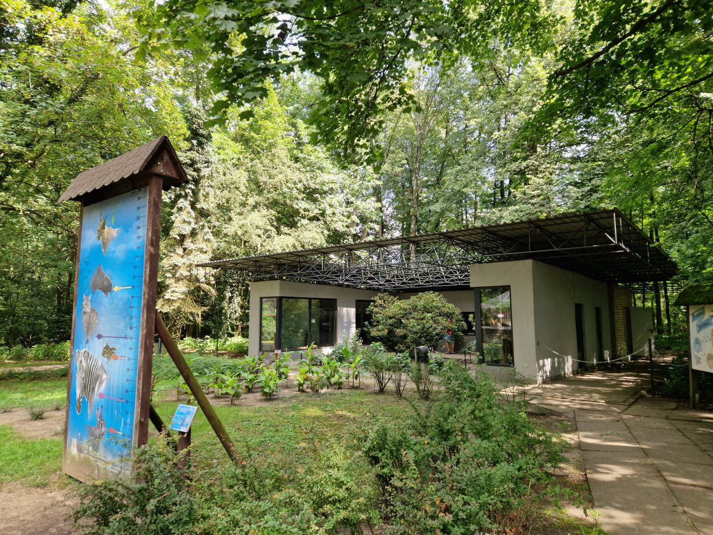 View of rodent building