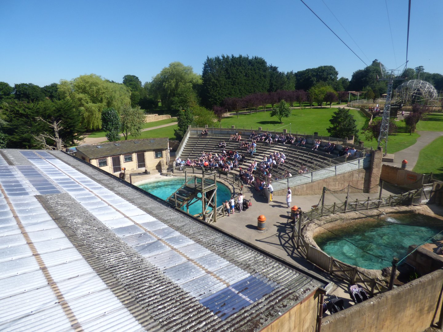 View of Sea-Lion Pools and Show-Area- 2016