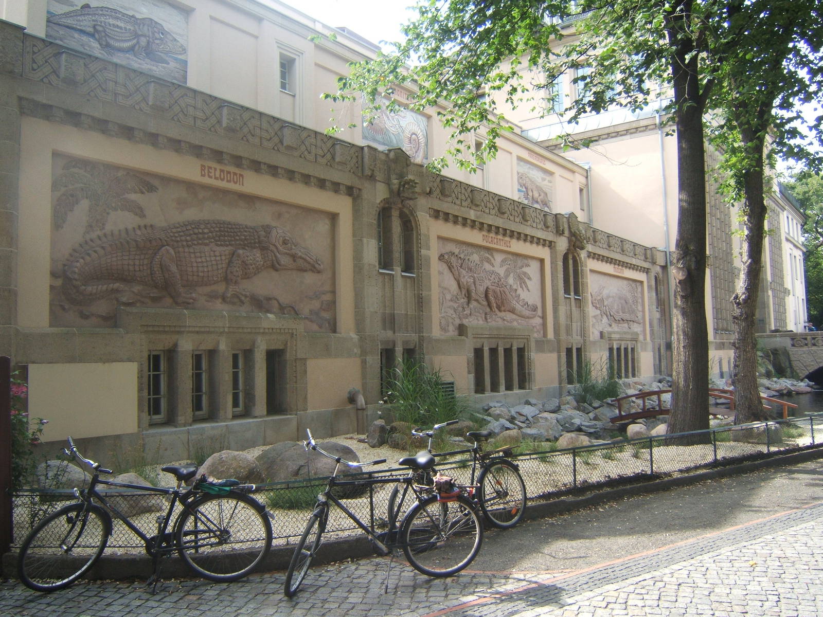 View of side of the Building from inside the zoo