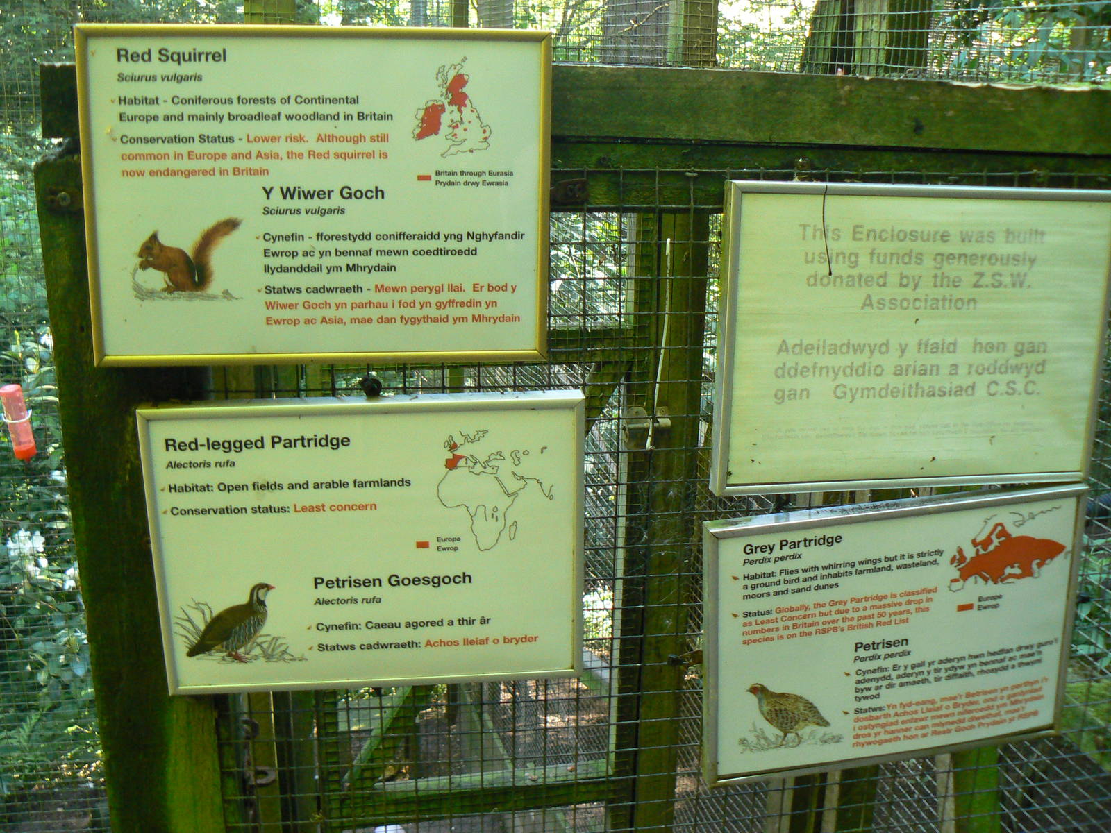 View of Signs for Native Species - 30 May 2016