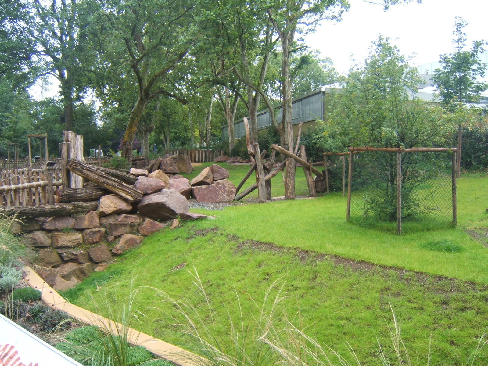 View of Sitatunga enclosure