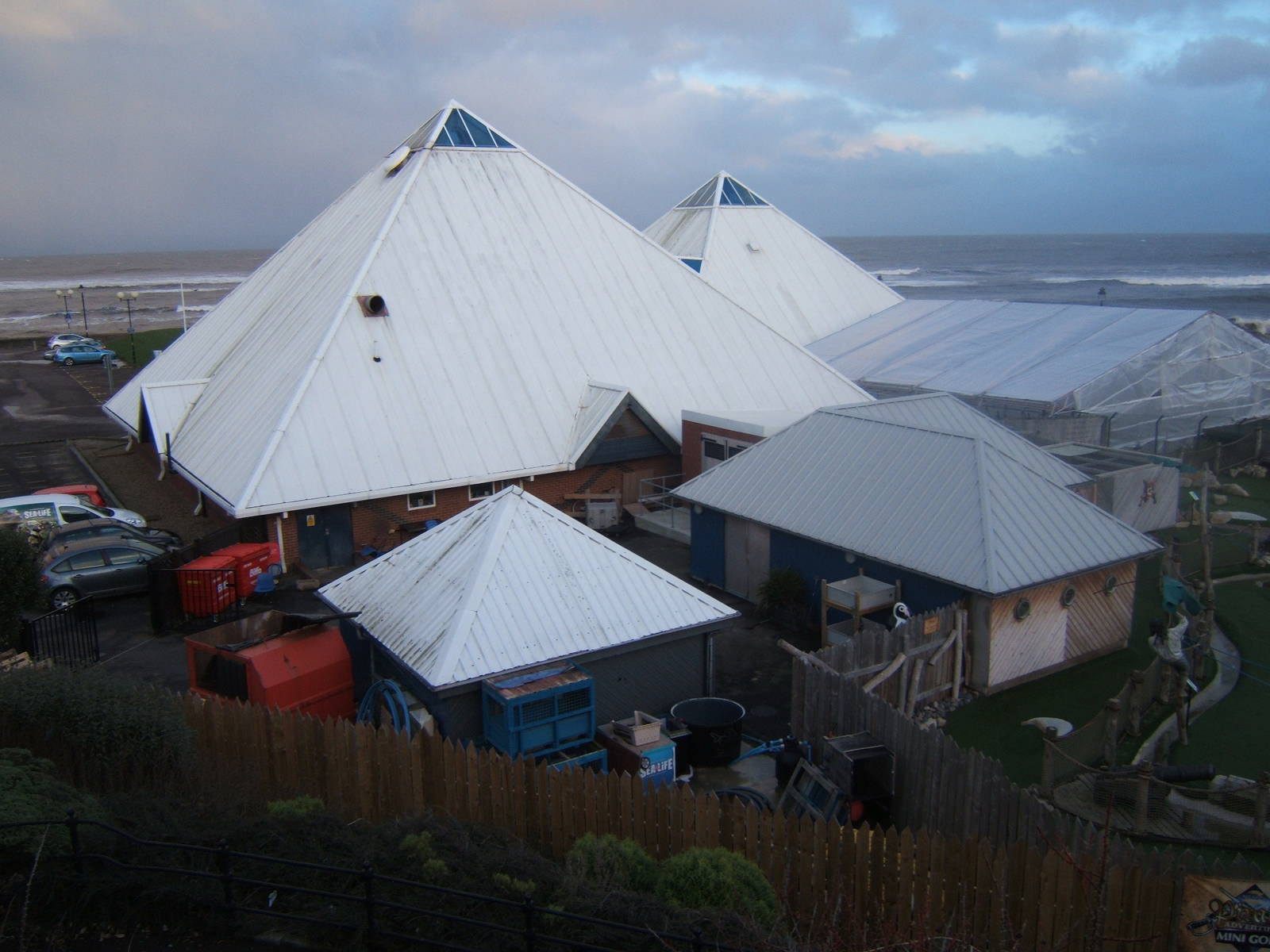 View of site from above