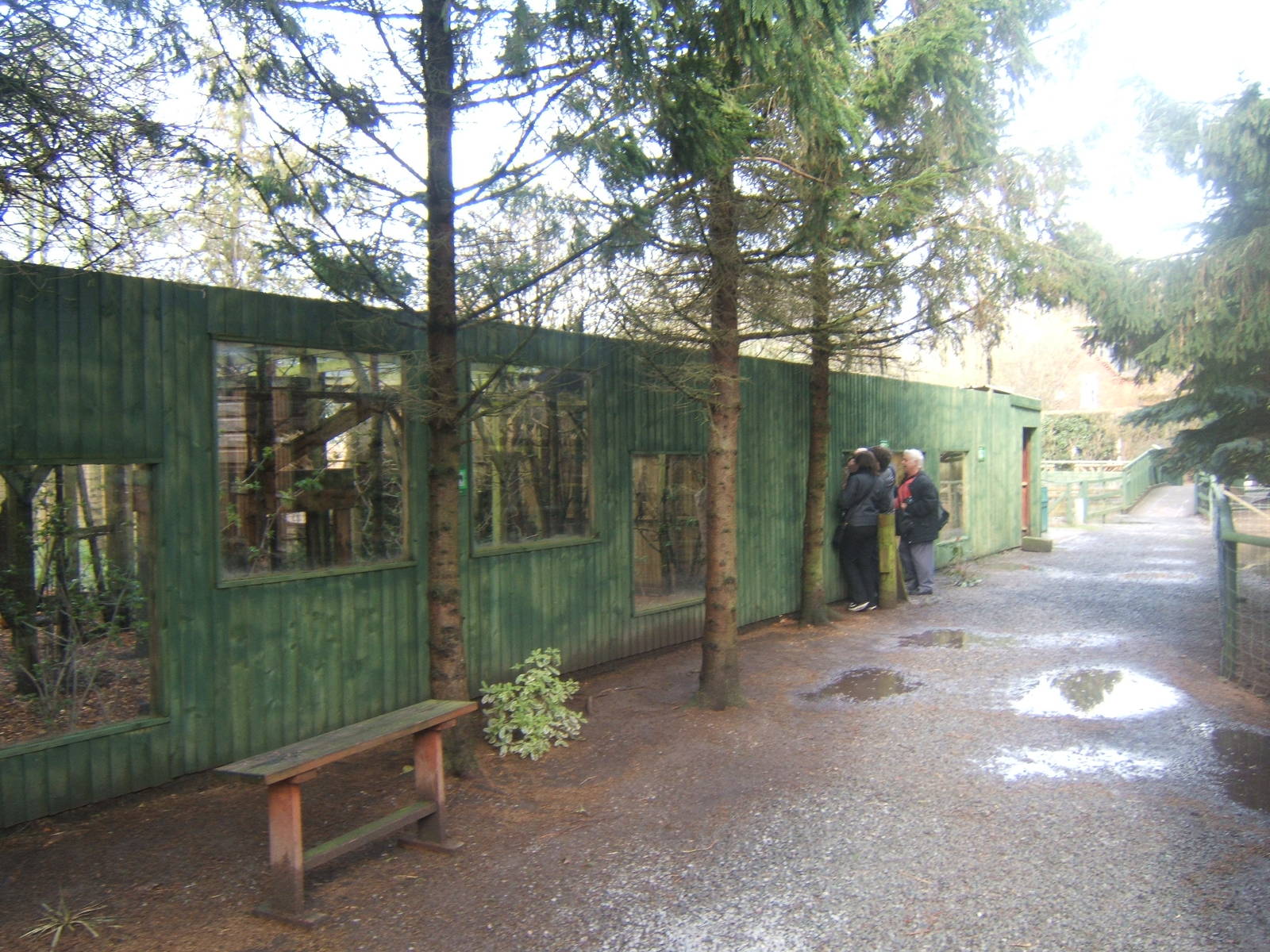 View of small mammal row