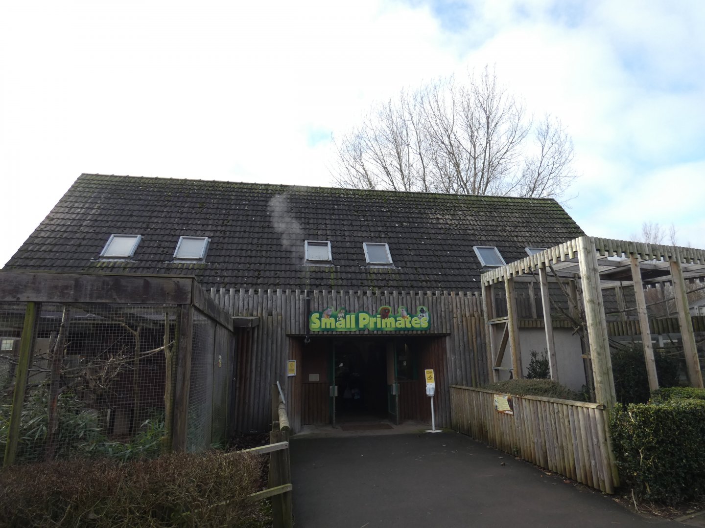 View of small monkey house