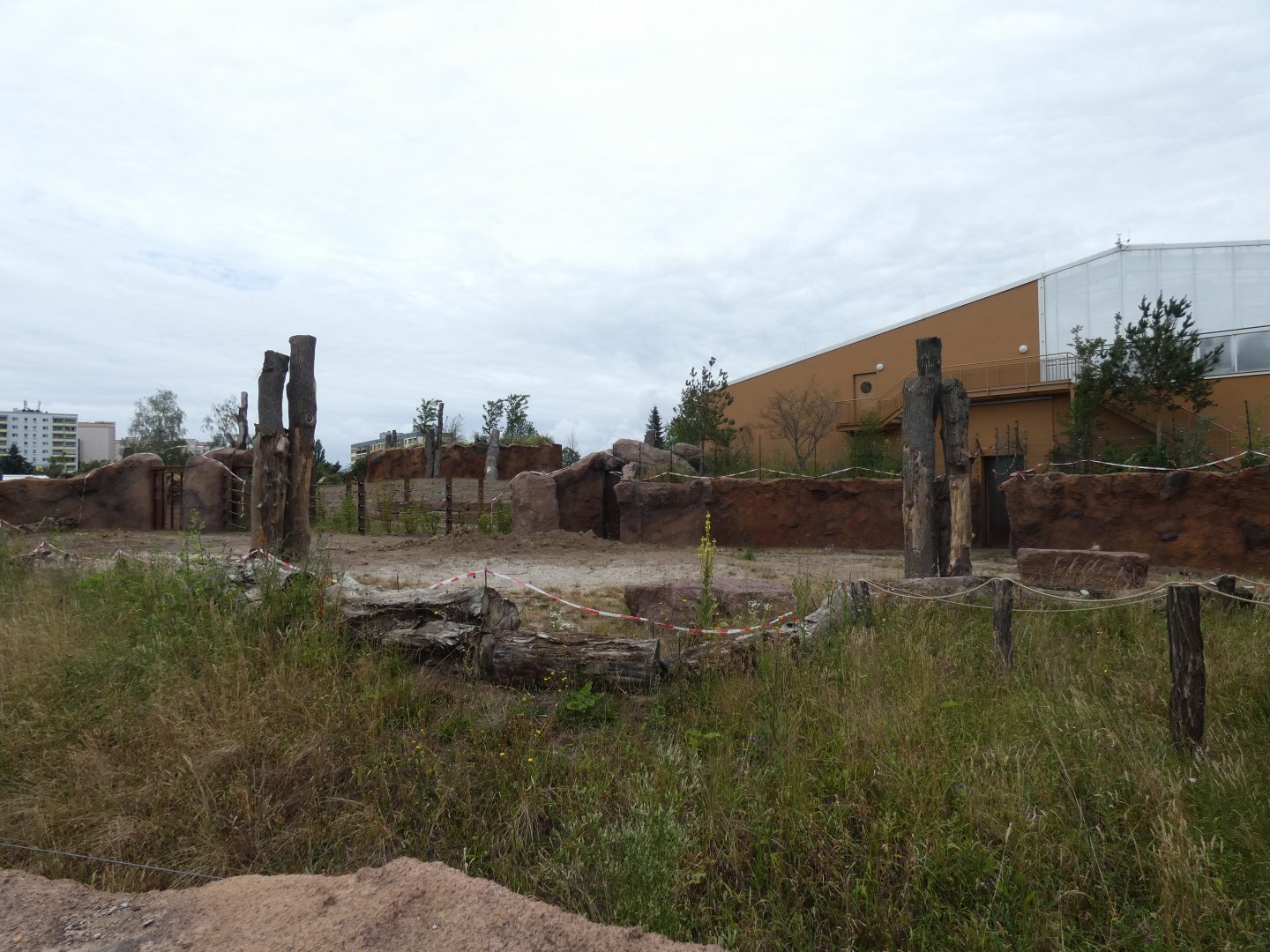 View of smaller Elephant paddock