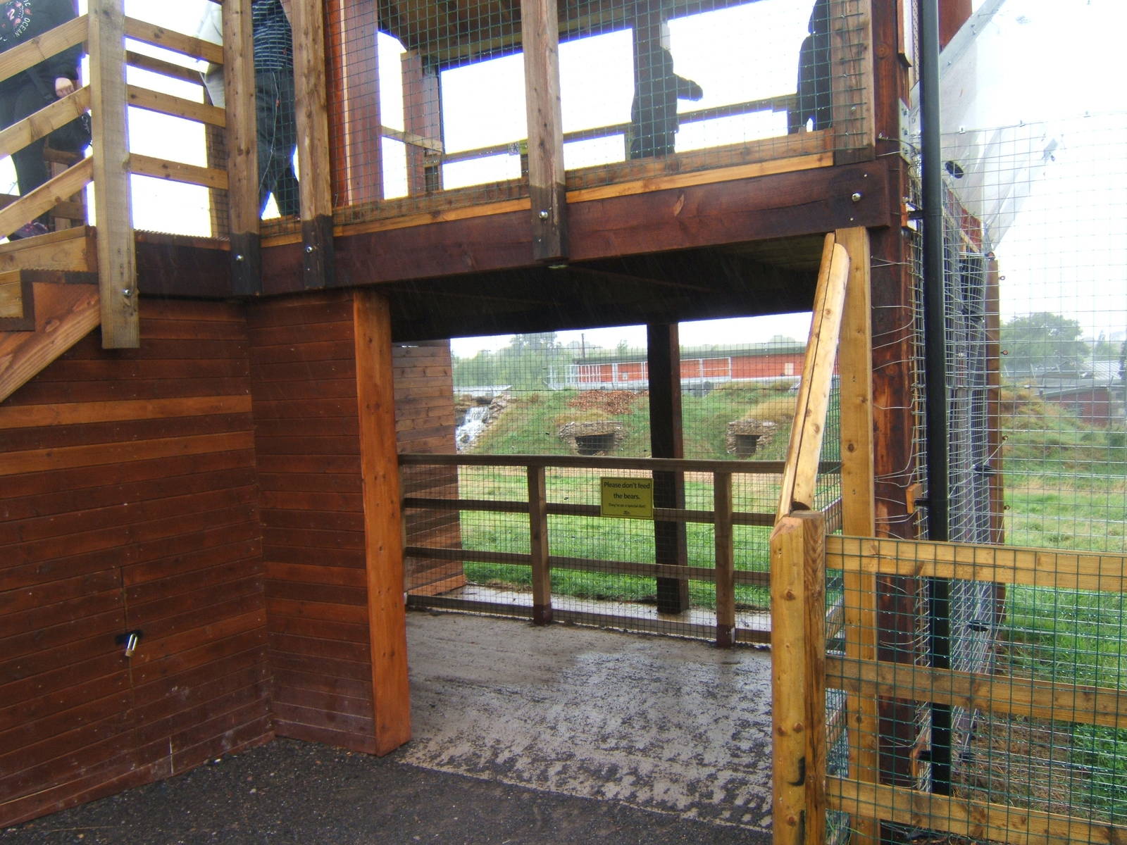 View of Spectacled Bear enclosure