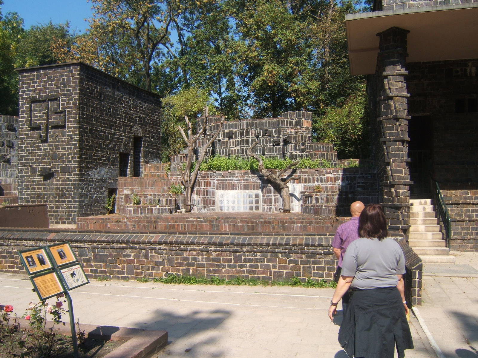 View of Spectacled Bear exhibit