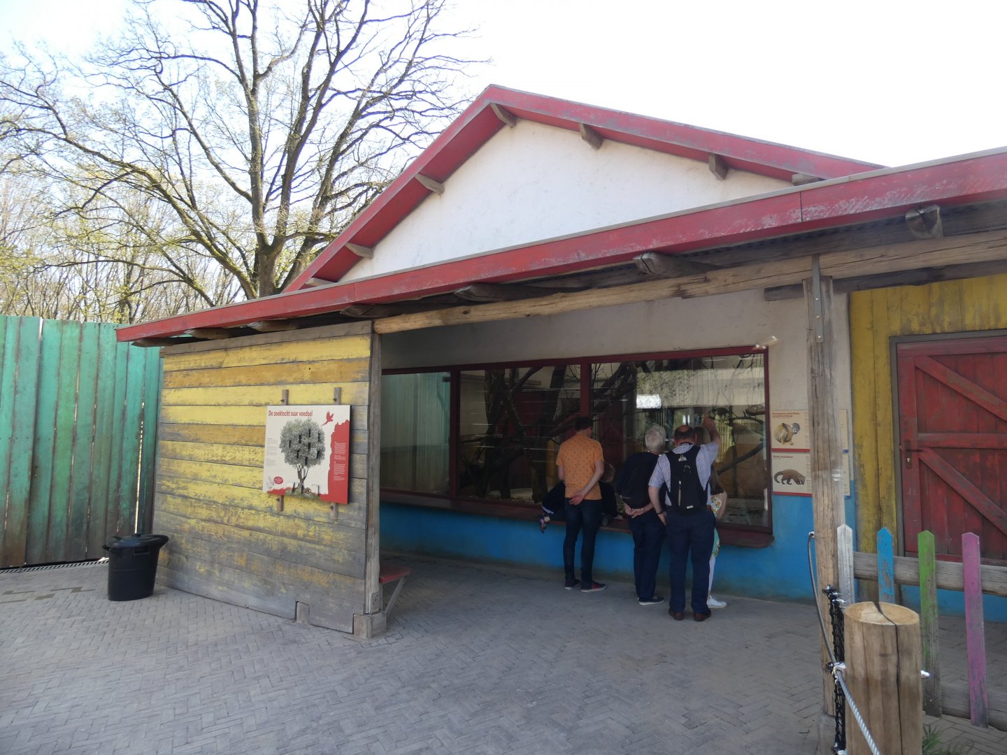 View of Squirrel Monkey and Coati house